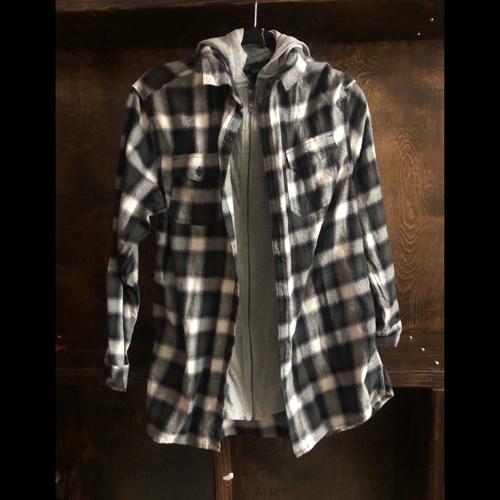 [ Next Direct ] boys double layer hooded zip up